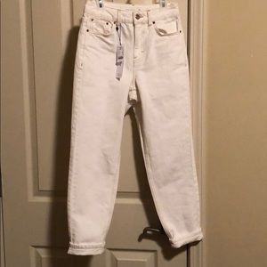 White, high waisted new jeans from Topshop